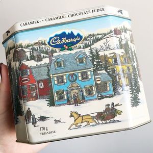 Vintage Limited Edition Cadburys Caramilk Christmas Tin